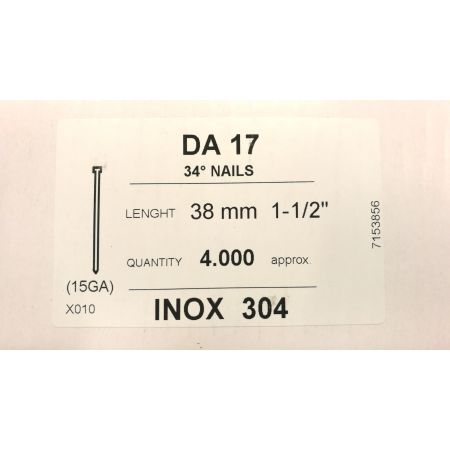 DA17 IN Vinolipasdyckert Ruostumaton 1.8×38 Mm ( A2 ) – Paketti