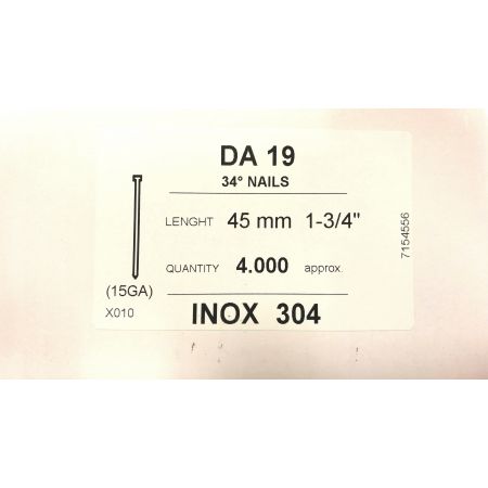 DA19 IN Vinolipasdyckert Ruostumaton 1.8×45 Mm ( A2 ) – Paketti