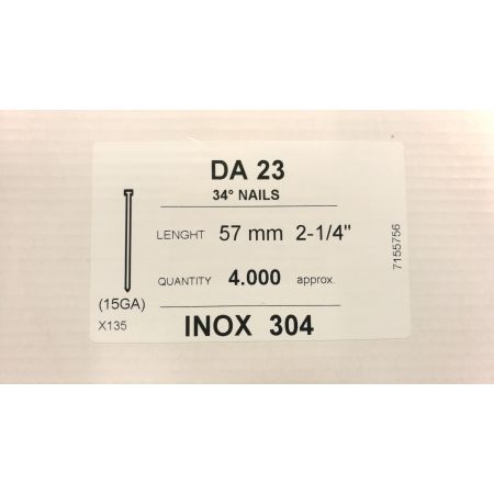 DA23 IN Vinolipasdyckert Ruostumaton 1.8×57 Mm ( A2 ) – Tukkupakkaus